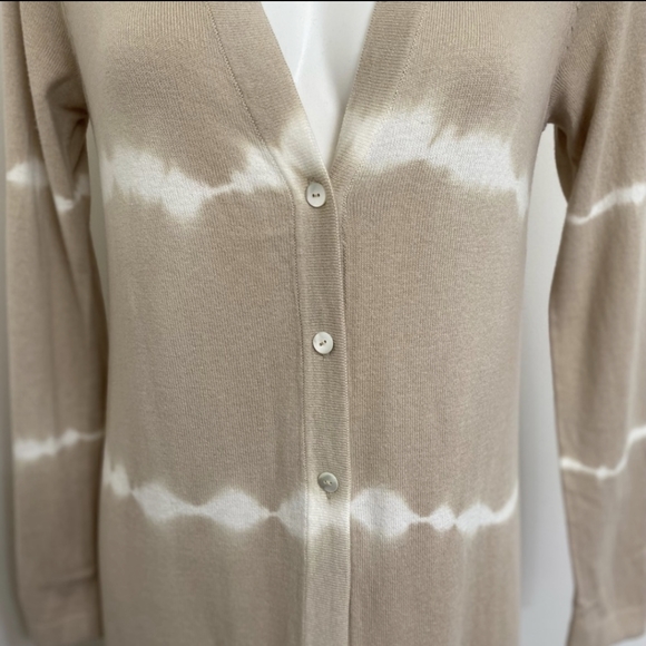 Boho tie-dyed sweater cardigan - Picture 2 of 8